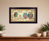 Three Wise Owls 1 Black Framed Print Wall Art - Homeroots - Flyclothing LLC