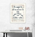 Be Careful 1 White Framed Print Wall Art - Homeroots - Flyclothing LLC