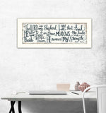 The Lord is My Shepherd 2 White Framed Print Wall Art - Homeroots - Flyclothing LLC