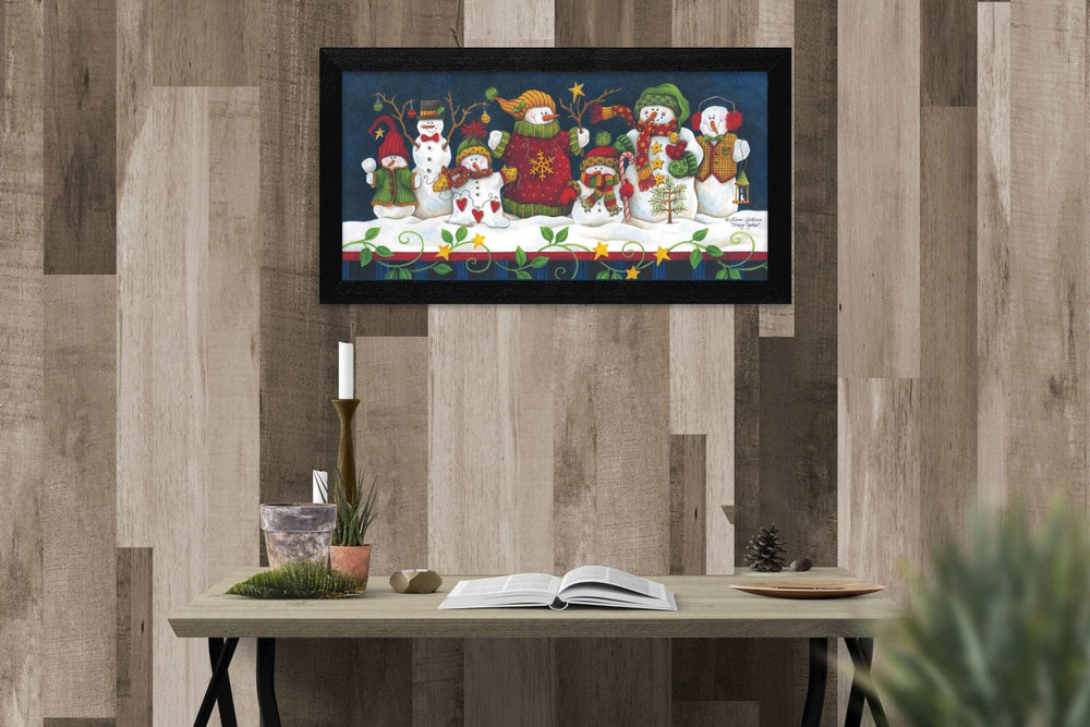 Sticking Together Black Framed Print Wall Art - Homeroots - Flyclothing LLC