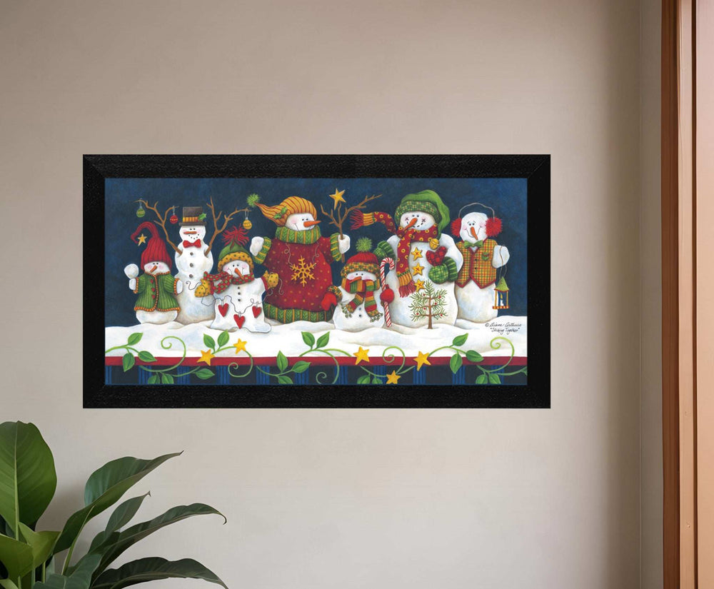 Sticking Together Black Framed Print Wall Art - Homeroots - Flyclothing LLC