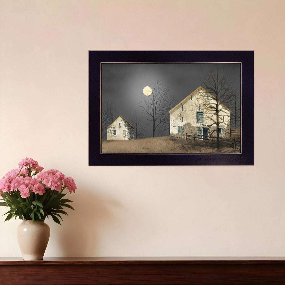 Still of the Night 1 Black Framed Print Wall Art - Homeroots - Flyclothing LLC