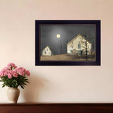 Still of the Night 1 Black Framed Print Wall Art - Homeroots - Flyclothing LLC
