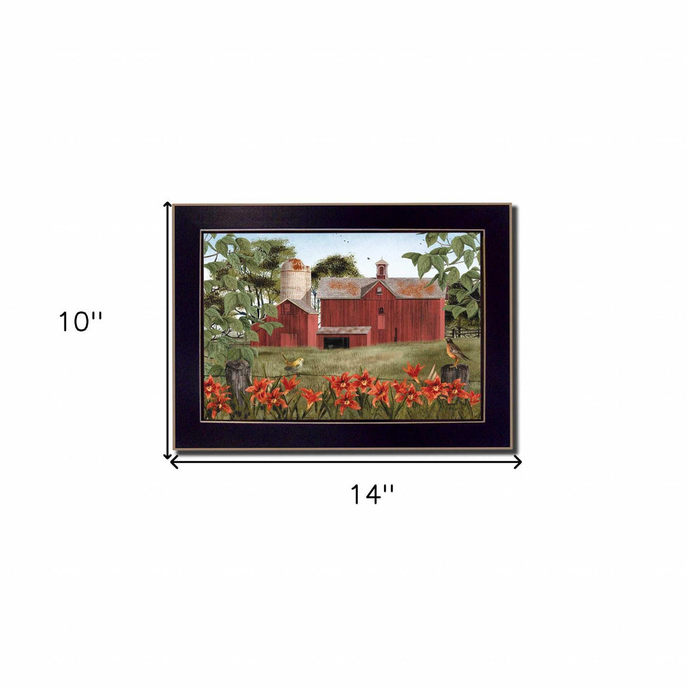 Summer Days 3 Black Framed Print Wall Art - Homeroots - Flyclothing LLC