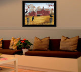 Autumn Gold 7 Black Framed Print Wall Art - Homeroots - Flyclothing LLC