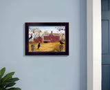 Autumn Gold 3 Black Framed Print Wall Art - Homeroots - Flyclothing LLC