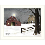 Light in the Stable 1 White Framed Print Wall Art - Homeroots - Flyclothing LLC