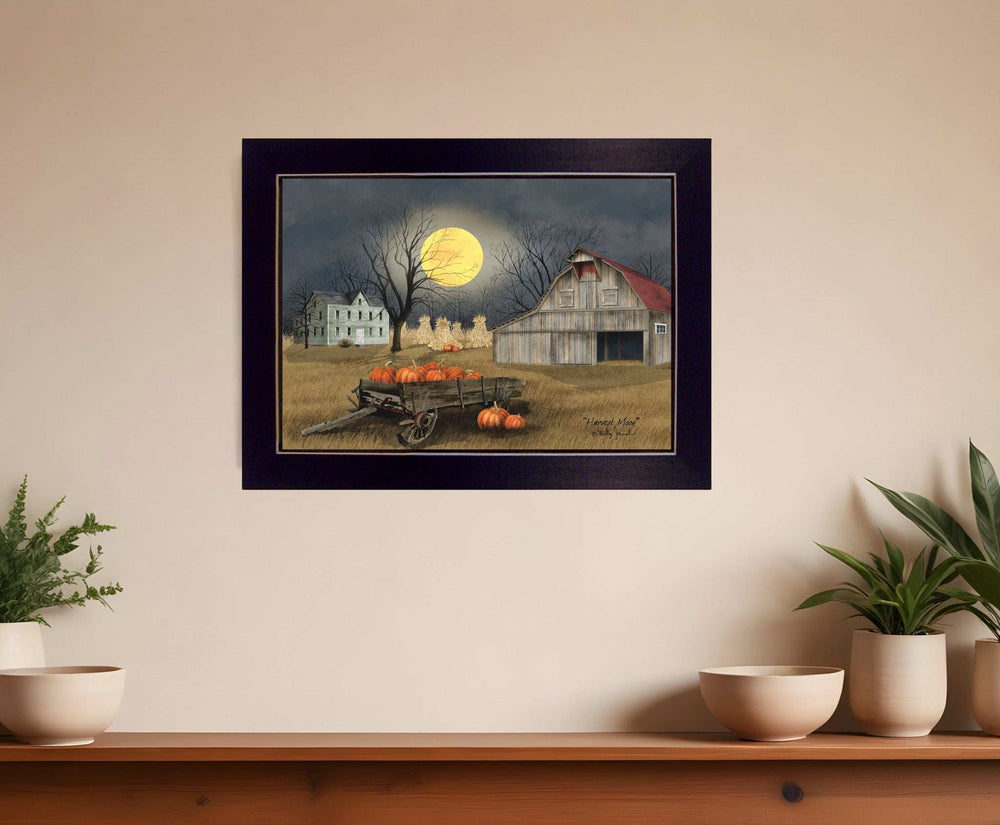 Harvest Moon 2 Black Framed Print Kitchen Wall Art - Homeroots - Flyclothing LLC