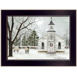 I Heard the Bells on Christmas 5 Black Framed Print Wall Art - Homeroots - Flyclothing LLC