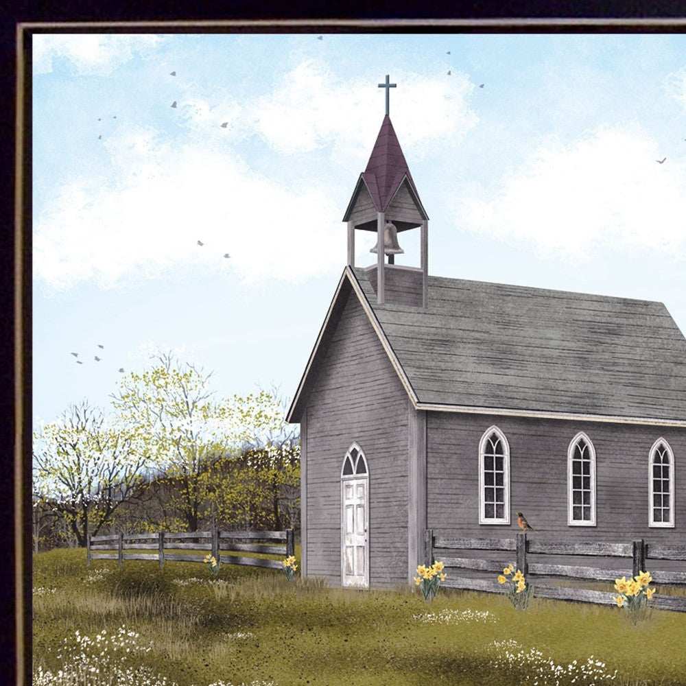 He is Risen Black Framed Print Wall Art - Homeroots - Flyclothing LLC