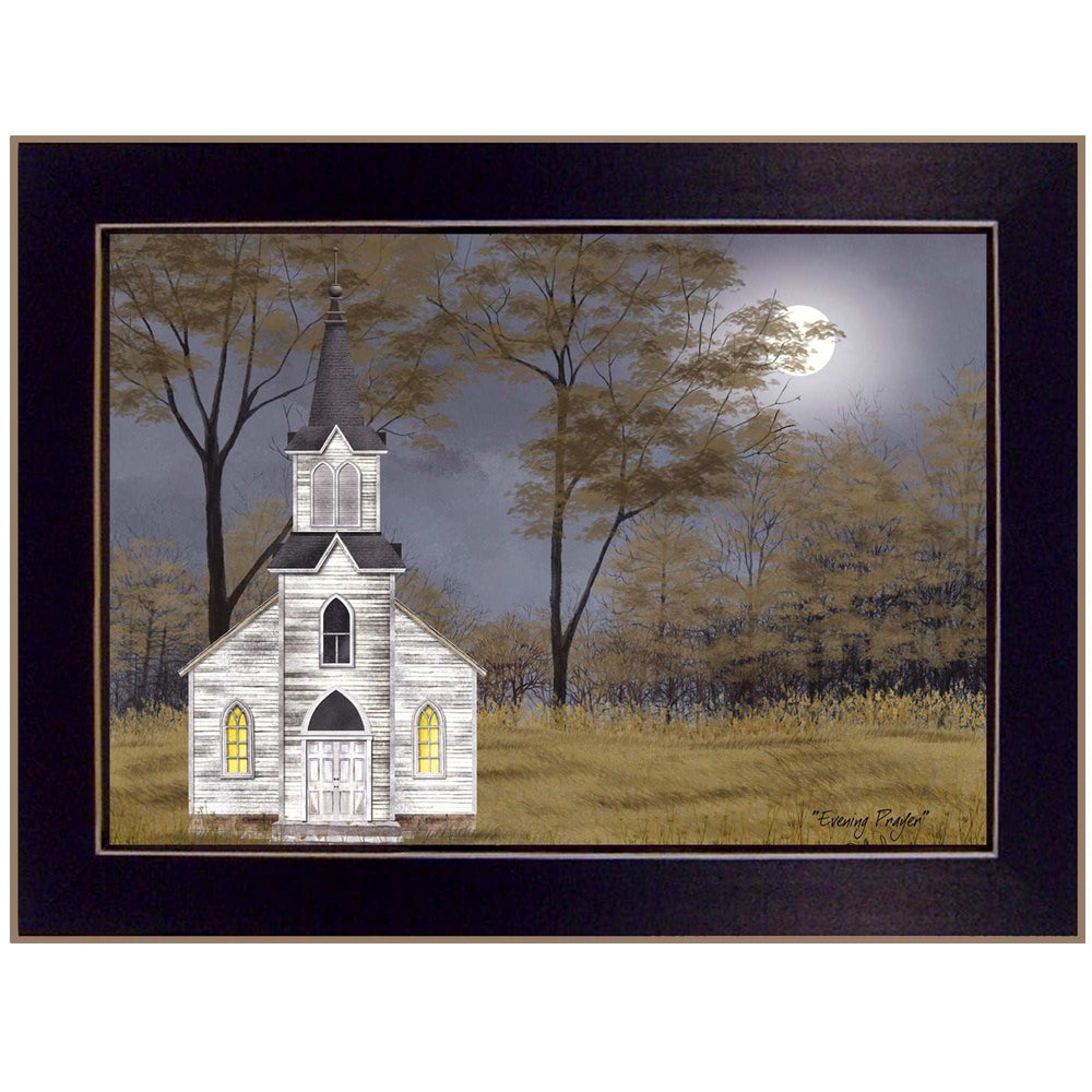 Evening Prayer Black Framed Print Wall Art - Homeroots - Flyclothing LLC