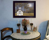 Evening Prayer Black Framed Print Wall Art - Homeroots - Flyclothing LLC