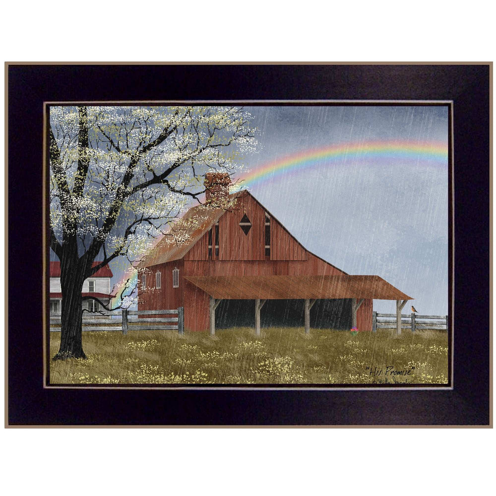 His Promise Black Framed Print Wall Art - Homeroots - Flyclothing LLC