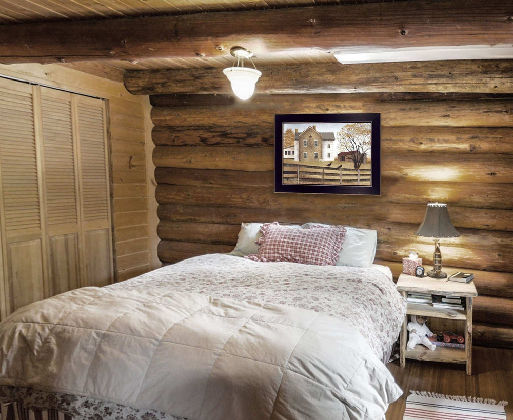 Autumn Afternoon Black Framed Print Wall Art - Homeroots - Flyclothing LLC