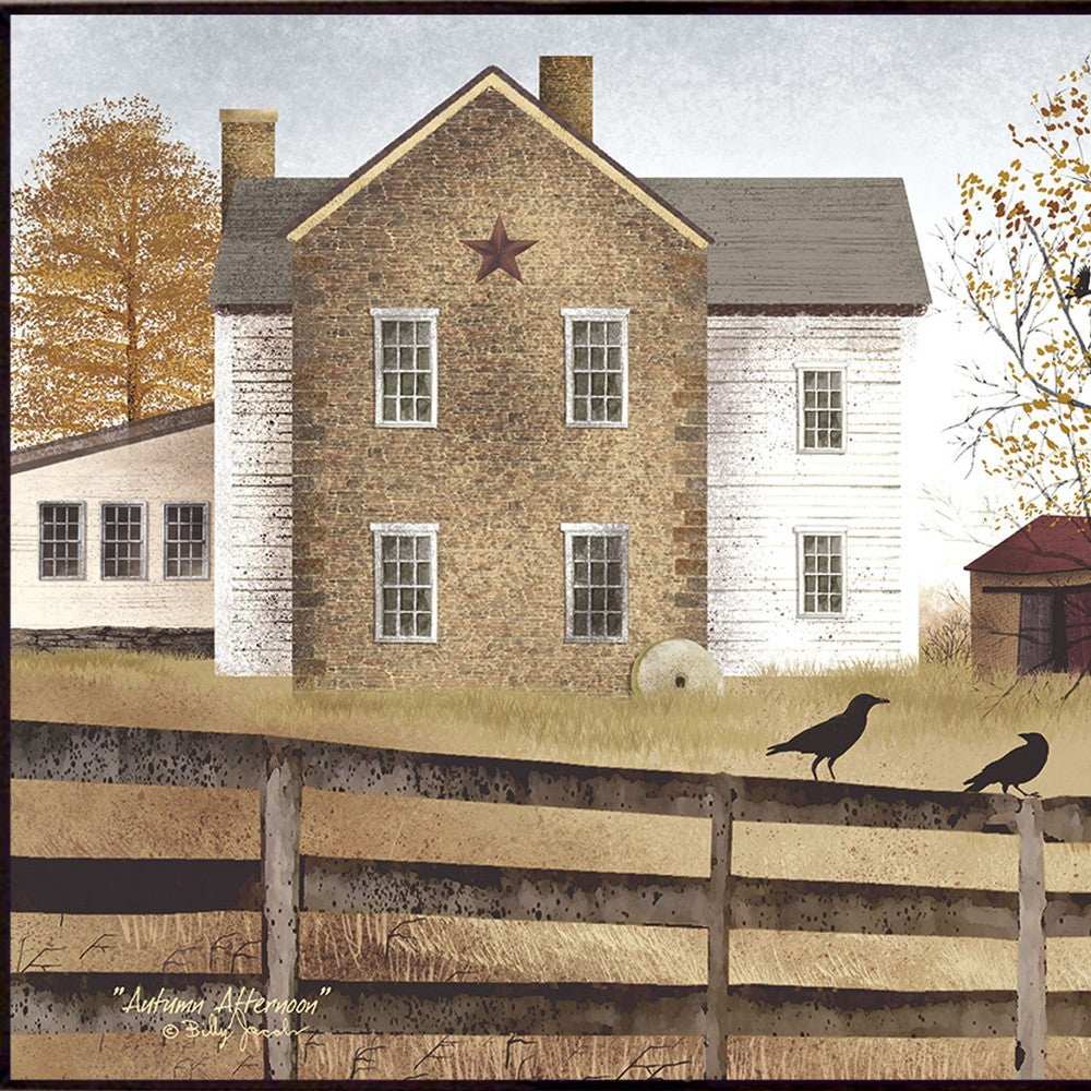 Autumn Afternoon Black Framed Print Wall Art - Homeroots - Flyclothing LLC