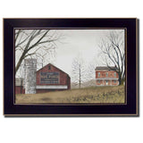 Mail Pouch Barn Black Framed Print Wall Art - Homeroots - Flyclothing LLC