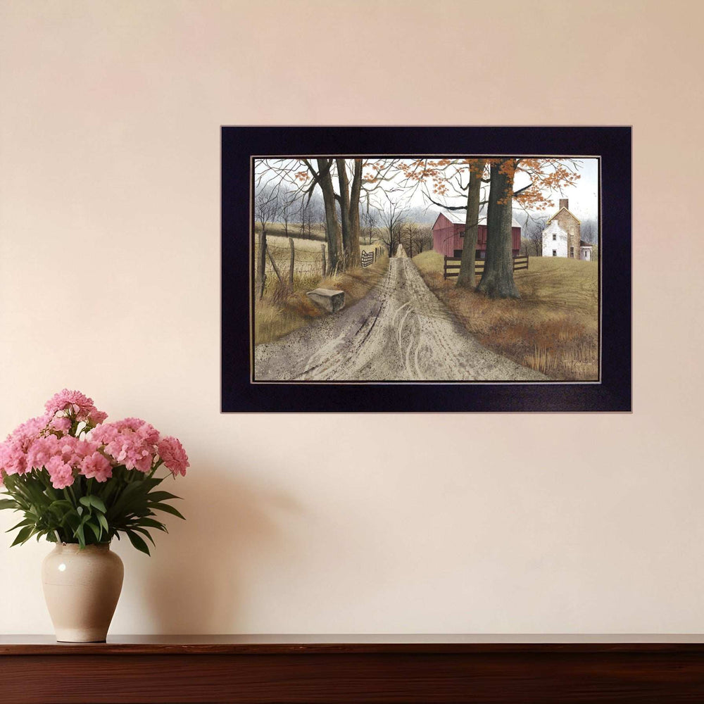 The Road Home 4 Black Framed Print Wall Art - Homeroots - Flyclothing LLC