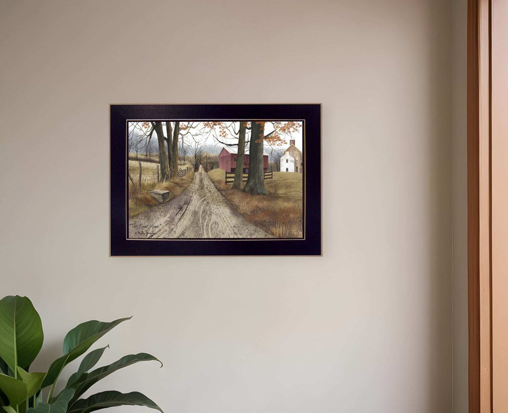 The Road Home Black Framed Print Wall Art - Homeroots - Flyclothing LLC