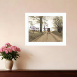 Headin Home White Framed Print Wall Art - Homeroots - Flyclothing LLC