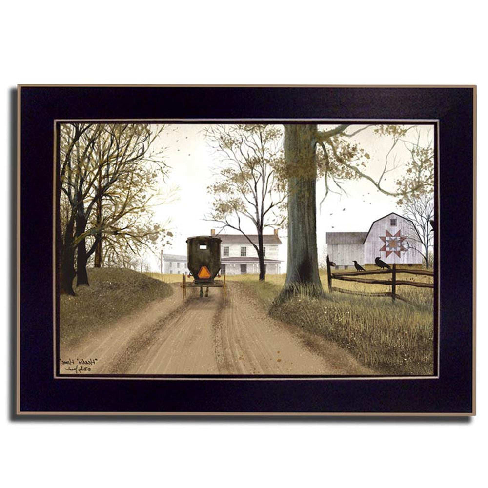 Headin Home Black Framed Print Wall Art - Homeroots - Flyclothing LLC