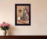 God and Country Black Framed Print Wall Art - Homeroots - Flyclothing LLC