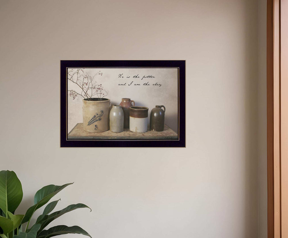 He is the Potter Black Framed Print Wall Art - Homeroots - Flyclothing LLC