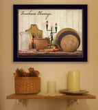 Farmhouse Blessings 1 Black Framed Print Wall Art - Homeroots - Flyclothing LLC