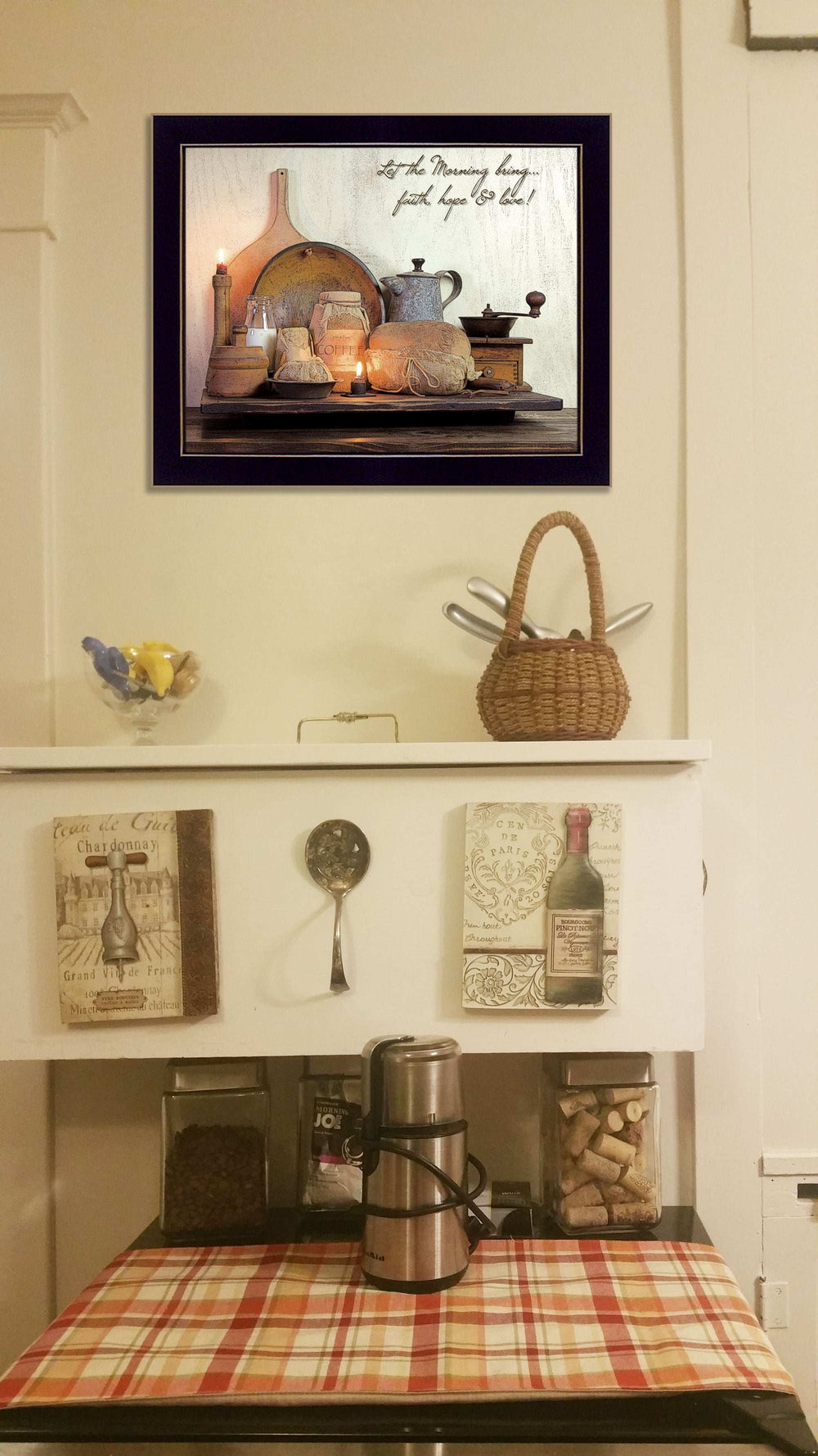 Faith Hope and Love 1 Black Framed Print Wall Art - Homeroots - Flyclothing LLC