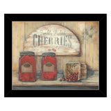 CHERRY JAM 4 Black Framed Print Wall Art - Homeroots - Flyclothing LLC
