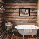 Country Bath 7 Black Framed Print Bathroom Wall Art - Homeroots - Flyclothing LLC