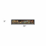 Country Bath Shelf 1 Black Framed Print Bathroom Wall Art - Homeroots - Flyclothing LLC