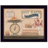Hot Bath 9 Black Framed Print Bathroom Wall Art - Homeroots - Flyclothing LLC