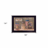 Sweet Land of Liberty 1 Black Framed Print Wall Art - Homeroots - Flyclothing LLC