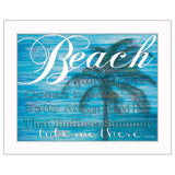 Beach Take Me There 2 White Framed Print Wall Art - Homeroots - Flyclothing LLC