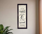 Hug Around the Neck Black Framed Print Wall Art - Homeroots - Flyclothing LLC