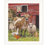 Barnyardigans White Framed Print Wall Art - Homeroots - Flyclothing LLC