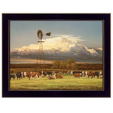 Summer Pastures Black Framed Print Wall Art - Homeroots - Flyclothing LLC