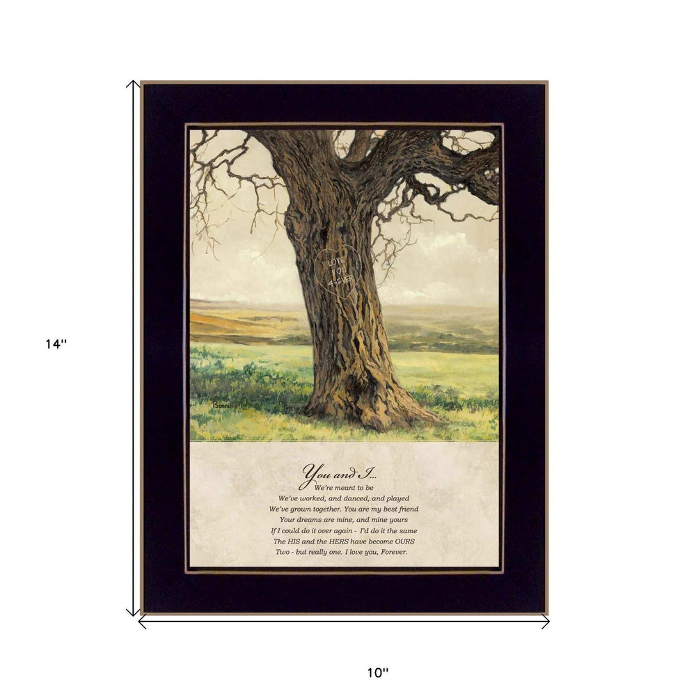 Forever Black Framed Print Wall Art - Homeroots - Flyclothing LLC