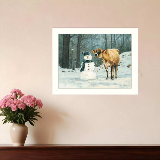 Well Hello There 1 White Framed Print Wall Art - Homeroots - Flyclothing LLC