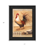 Rooster Montage I Black Framed Print Wall Art - Homeroots - Flyclothing LLC