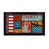 Liberty Black Framed Print Wall Art - Homeroots - Flyclothing LLC