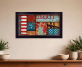 Liberty Black Framed Print Wall Art - Homeroots - Flyclothing LLC