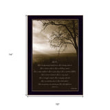 Life is Black Framed Print Wall Art - Homeroots - Flyclothing LLC