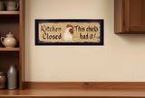 Kitchen Closed Black Framed Print Kitchen Wall Art - Homeroots - Flyclothing LLC