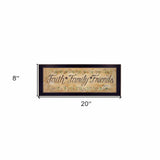 Faith*Family*Friends Black Framed Print Wall Art - Homeroots - Flyclothing LLC