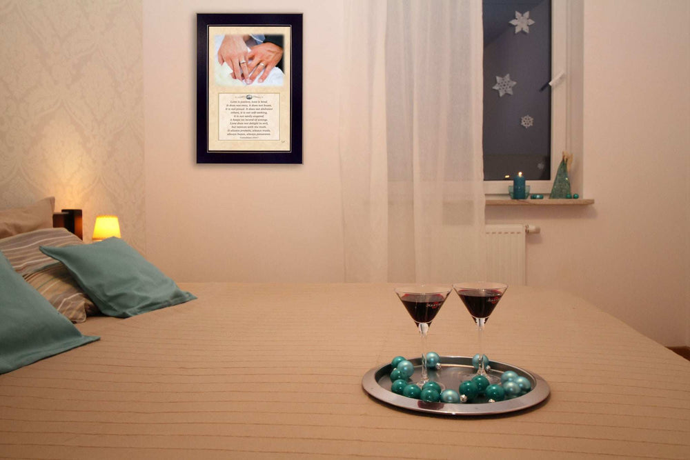 Love is Kind Black Framed Print Wall Art - Homeroots - Flyclothing LLC