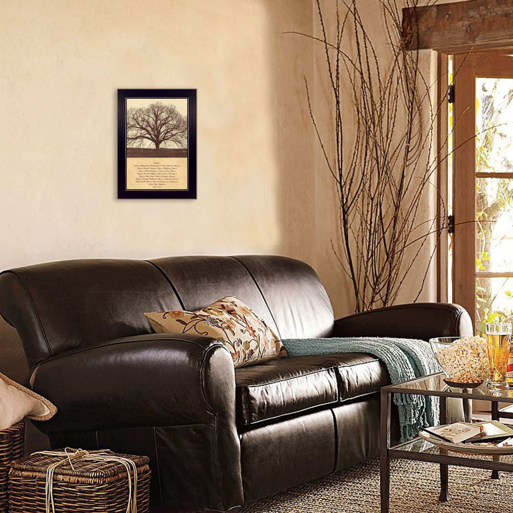 Life Is 1 Black Framed Print Wall Art - Homeroots - Flyclothing LLC