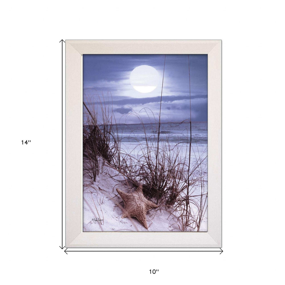The Seashore White Framed Print Wall Art - Homeroots - Flyclothing LLC
