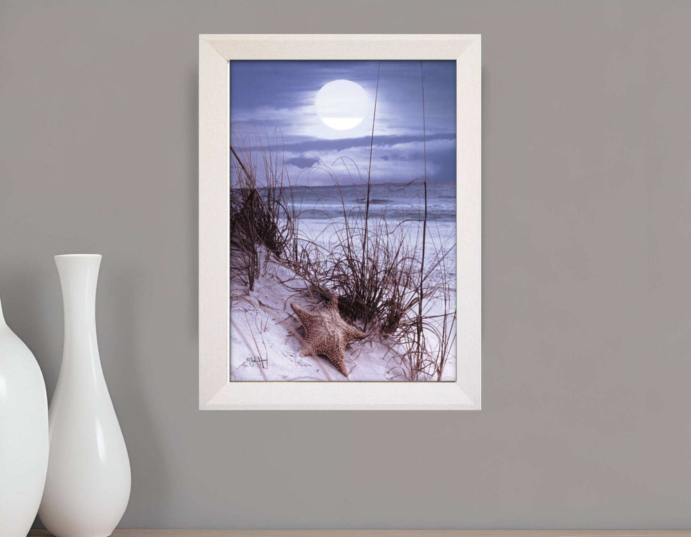 The Seashore White Framed Print Wall Art - Homeroots - Flyclothing LLC
