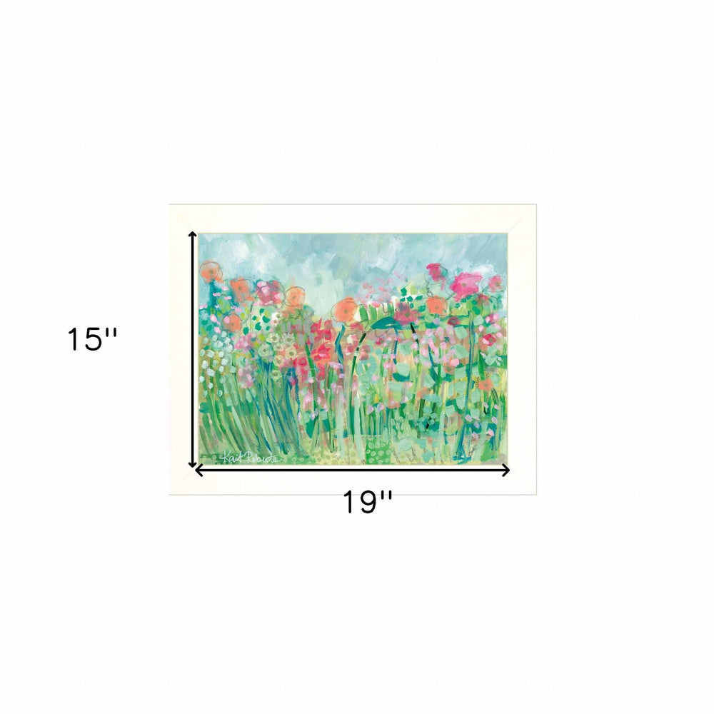 Growing Things I White Framed Print Wall Art - Homeroots - Flyclothing LLC